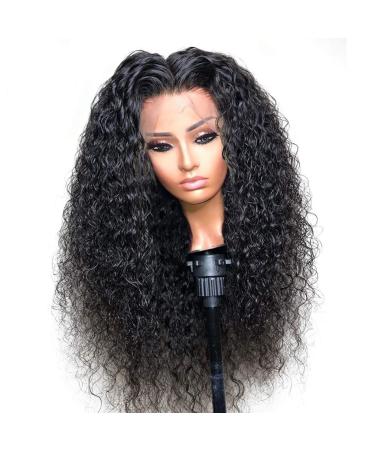 Saupa Real Hair Wigs - Curly Wave Lace Front 24 Inch Brazilian Water Wave Human Hair - Buy Online on GoSupps.com