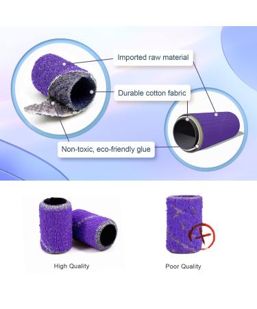 Sanding Bands for Nail Drill - CORFULRA 300pcs 6 Colors Nail Sander Set - Rainbow Mandrel Nail Drill Bit for Acrylic Nails - Buy Online on GoSupps.com
