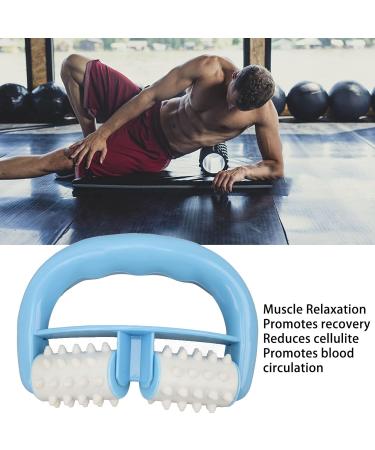 V-Shape Manual Massage Roller - Neck Thighs & Calves Relief | Perfect Gift for Men & Women | Dual Bike Design - Buy Online on GoSupps.com