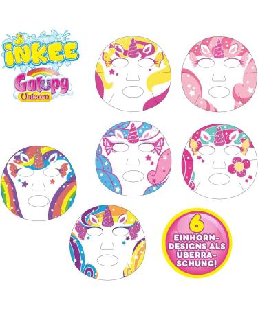 Galupy Unicorn Children's Face Mask 6-Pack | Moisturizing Cloth Masks with Fruit Aroma & Natural Extracts - Ideal for Girls - Buy Online on GoSupps.com