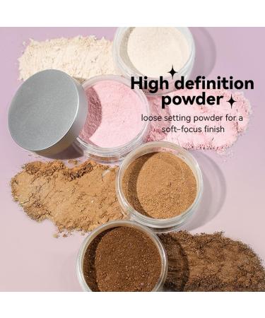 19 glow setting powder loose powder transparent natural transparent fixing powder conceals fine lines and impurities light longlasting suitable for all skin types fixing powder - Buy Online on GoSupps.com
