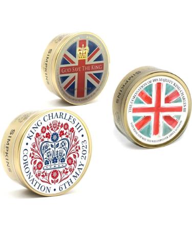 Coronation King Charles III - Simpkins Mixed Fruit Sweets Tin and Card Game Gift - with Premier Life Store Pen - Buy Online on GoSupps.com