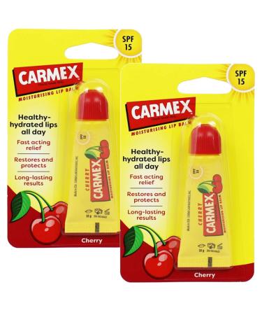 Carmex Carmex Cherry Lip Balm Moisturizing Spf 15 2 Units