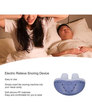 Electric Snoring Relief Device - Ergonomic, Daily-Use Prevent Snoring Solution (Blue) - Buy Online on GoSupps.com