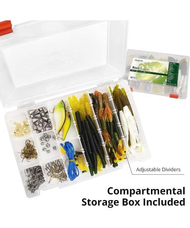 MadBite 181/196/214pcs Terminal Tackle Kits - Fresh and Saltwater Fishing Gear, Lures, and Accessories with Tackle Box - Bass/Panfish/Trout Fishing Kits - Buy Online on GoSupps.com