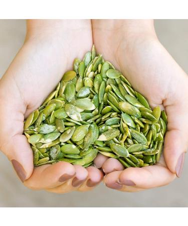 Pepitas Dry Roasted Unsalted Pumpkin Seeds - All-Natural Protein Power Snacks | 2lb Bulk Bag - Vegan, Keto, Gluten-Free - Buy Online on GoSupps.com