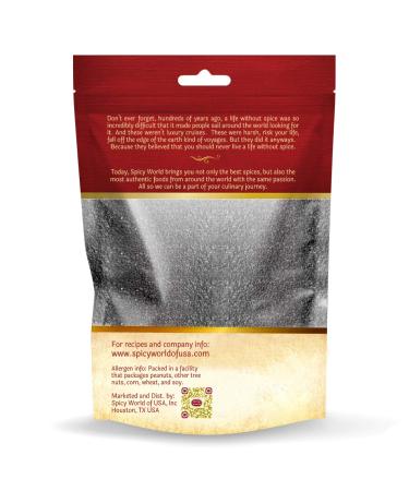 Spicy World Kalonji Seeds 7 oz - Whole Black Seed Nigella Sativa - Resealable Bag - Black Cumin - Premium Quality - 7 Ounce (Pack of 1) - Buy Online on GoSupps.com