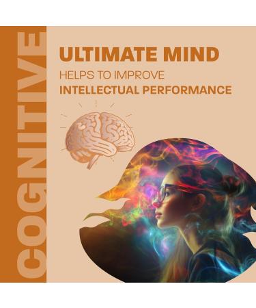 Ultimate Mind Brain Supplement Memory Focus Mental Sharpness Brain Booster Enhanced productivity 6 Ingredients: L-theanine Ginko Biloba Bacopa Monnieri Ginseng and more - 60 Capsules - Buy Online on GoSupps.com
