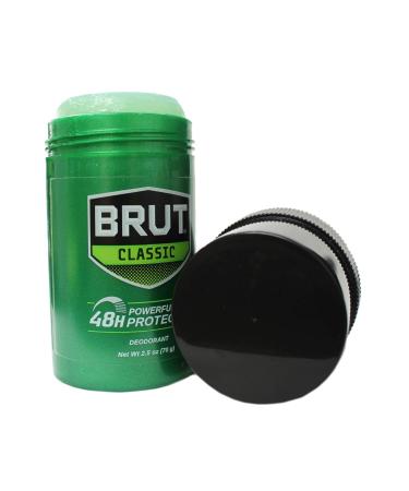 Brut Men's Round Solid Deodorant 2.5 oz (Pack of 3) - Long-Lasting Protection - Buy Online on GoSupps.com