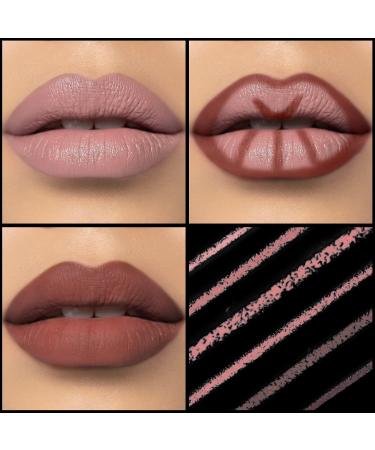 FOCALLURE Not Your Sweetheart Lip Liner - Duo-Head Ultra Fine Pencil with Brush #04 Spoiled Babe for Perfect Lip Definition & Filling | International Shipping Available - Buy Online on GoSupps.com