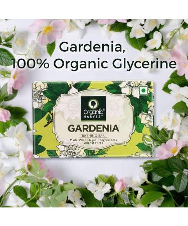 Organic Harvest Lily of The Valley & Gardenia Bathing Bar Combo | 250g | Moisturising Cleansing Paraben & Sulfate Free | International Shipping Available - Buy Online on GoSupps.com
