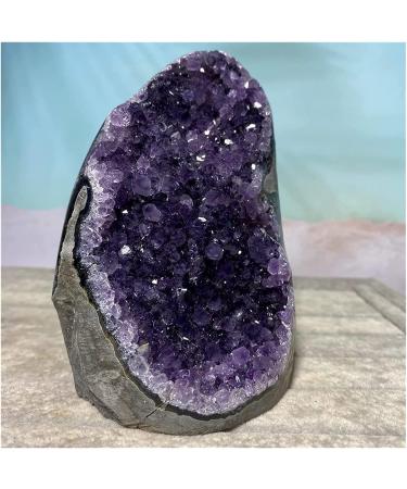 Amethyst Rough Stone Natural Amethyst Agate Quartz Crystal Cluster Stones Specimen Home Crafts Decoration Gift Geode - Buy Online on GoSupps.com