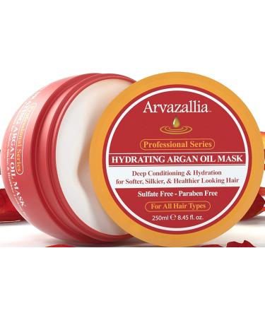 Arvazallia Hydrating Argan Oil Hair Mask and Treatment Bundle - Repair Dry or Damaged Hair - Buy Online on GoSupps.com