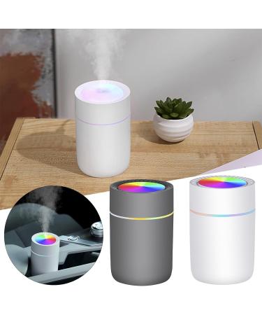 Mini Bedroom and Car Humidifier with Night Light - Portable USB Air Essential Oil Diffuser and Purifier - Grey - Buy Online on GoSupps.com