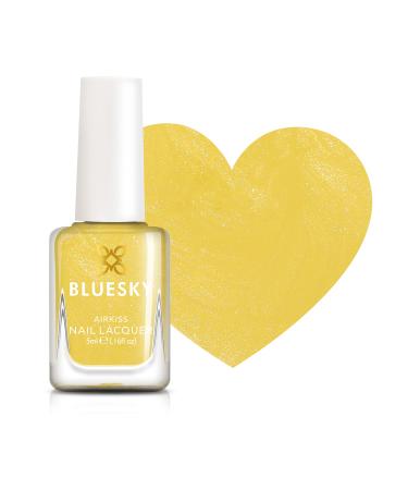 Bluesky Kids Nail Varnish - My Sun Yellow Emotional Peele Non-Toxic Water Based Odourless Nail Polish for Kids 7ml