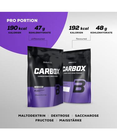 Buy BioTechUSA Carbox 1kg - Unflavoured Drink Powder with 5 Types of Carbohydrates | International Shipping - Buy Online on GoSupps.com