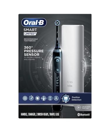 Oral-B Pro Smart Limited Power Rechargeable Electric Toothbrush with 2 Brush Heads and Travel Case - Black - Buy Online on GoSupps.com