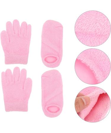 FOMIYES 4 Pairs Gel Care Kit Overnight Moisturizing Gloves Heel Moisturizing Socks Hand Gloves Moisturizing Socks for Men Gel Foot Covers and Gloves Dry Hands Facial Mask Yarn Miss - Buy Online on GoSupps.com