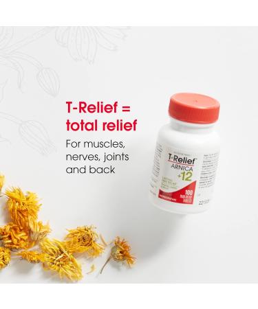 MediNatura T-Relief Arnica Natural Pain Relief Bundle - 100 ct Tablets & 2 oz Cream - Buy Online on GoSupps.com