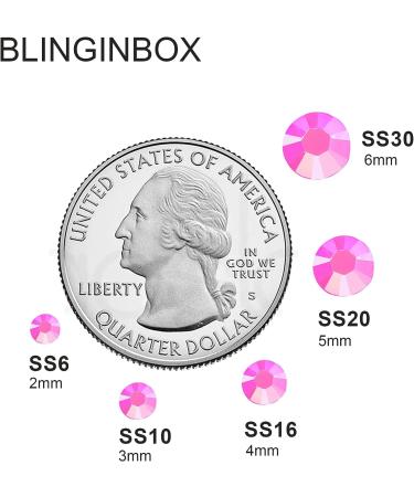 25000pcs BLINGINBOX Flatback Rhinestones Non Hotfix - Lt.Rose AB 4mm - Wholesale for Crafts, DIY, Makeup, Nail Art - Buy Online on GoSupps.com