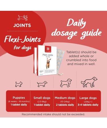 Healthspan Flexi-Joints for Dogs | High Strength Glucosamine & Chondroitin | With Vitamins C & E | Supports Joint Mobility | Beef Flavoured | 240 Tablets - Buy Online on GoSupps.com