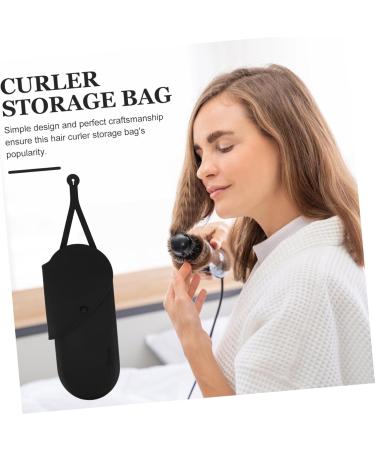 NOLITOY Curling Iron Storage Bag Hair Iron Silicone Bag Hair Dryer Bag Curling Iron Organizer Bag Universal Curling Iron Bag Hair Curler Pouch Curling Iron Carrier Curling Iron 29.50X13.50X2.00CM Black - Buy Online on GoSupps.com
