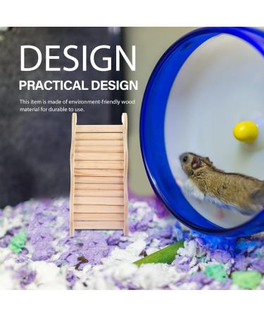 Scicalife Wood Hamster Ladder & Climbing Toys - 12cm Rabbit Bridge & Bird Playground Swing - Buy Online on GoSupps.com