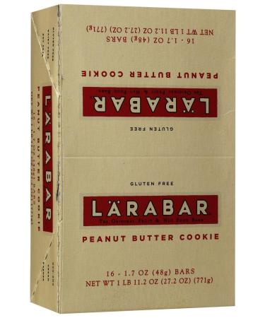 Larabar Peanut Butter Cookie 16 Bars 1.7 oz (48 g) Each