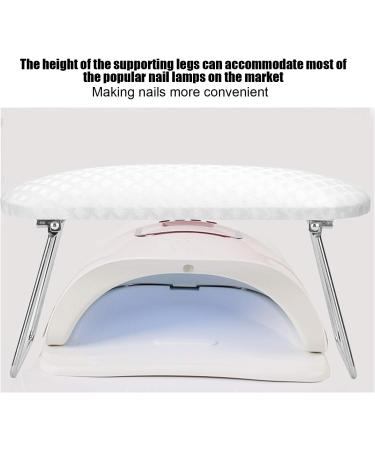 Nail Art Hand Pillow Sliding On Both Sides Fine Craftsmanship Exquisite And Durable Manicure Hand Holder Quick Open Salon Shop for Home white - Buy Online on GoSupps.com