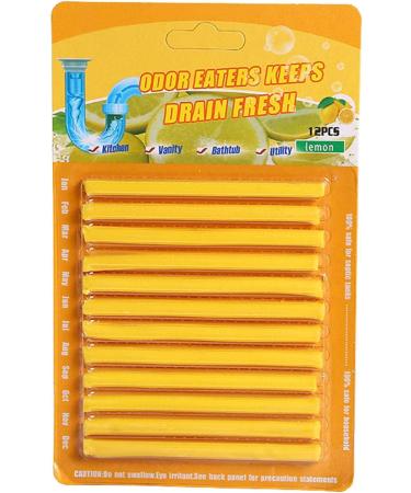 Drain Sticks Drain Unclogging - Drain Cleaner Sticks Drain Clog Remover - Useful Drain Cleaner Sticks for Sink Shower Toilet Kitchen Drains Sink Deodorizer for Lemon - Buy Online on GoSupps.com