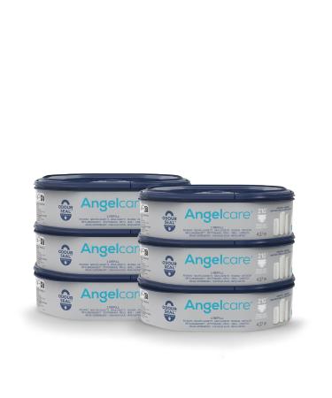 Angelcare Original Refill Cassettes Classic/Dress-Up XL pack of 6 lasts up to 12 months 5x less foil consumption XL (pack of 6)