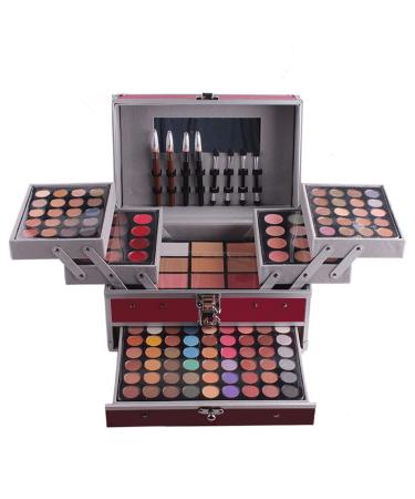 132 Colors make-up set make-up kit gift cosmetics set fantasyday 94 warm natural eyeshadow pallet with concealer face powder blush lipstick eyebrow powder and eyeliner #1