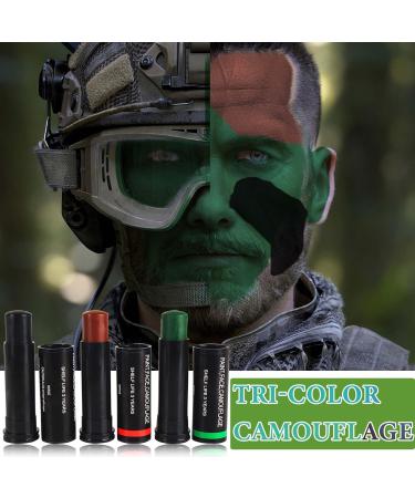 Eye Black Baseball Stick | Sweatproof Waterproof Face Paint for Sports | Colorful Makeup Sticks for Football Baseball Softball - Black Brown Green - Buy Online on GoSupps.com