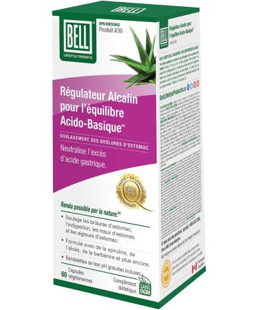 Bell Lifestyle Master Herbalist Acidic Stomach Alkaline Balance - 60 Caps | Improve Digestion & pH Balance - Buy Online on GoSupps.com