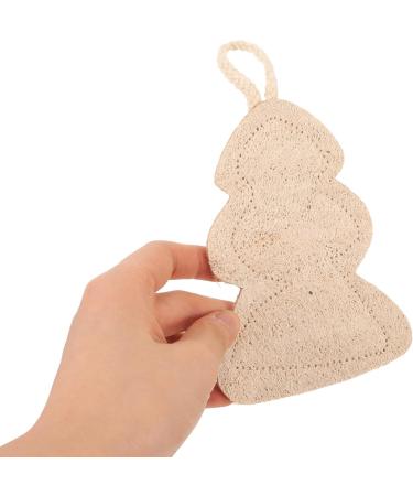 Buy NOLITOY Natural Loofah Exfoliating Sponge - Christmas Tree Shape Bath & Shower Scrubber for Exfoliation & Massage - International Shipping Available - Buy Online on GoSupps.com