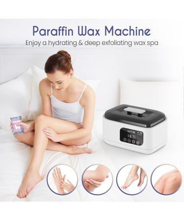 Wattne Machine cire de paraffine pour mains et pieds Kit hydratant avec minuterie automatique et contr le de pr cision de la temp rature bain de cire de paraffine pour l'arthrite soins de la - Buy Online on GoSupps.com
