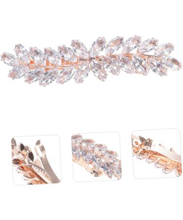 FRCOLOR Hairpins Leaf Spring Hairpin Bride Hair Clips Hair Clips for Women Temperament Hair Clip Decorative Hair Pin Metallic Hair Clips Hair Styling Rhinestone Clips Ball Head Modeling - Buy Online on GoSupps.com