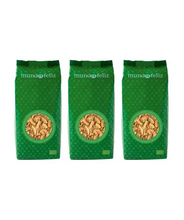 Mundo Feliz - Organic coconut chips roasted and caramelized 3 x 200g