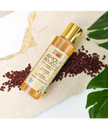  PROPOS'NATURE AMOU'ROUCOU Organic Cleansing Oil - Roucou Vitamin E Plum Kernel - Anti-aging & Radiance - Made in France - 125ml - Buy Online on GoSupps.com