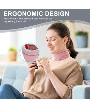Neck Support Stretcher & Sleep Aid - Premium Neck Pillow for Pain Relief | Adjustable Neck Bandage for Snoring (Pink) - Buy Now! - Buy Online on GoSupps.com