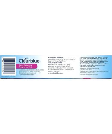 Clearblue Early Detection Pregnancy Test 3ct 3 Count, Fast and Accurate Results - Buy Online on GoSupps.com