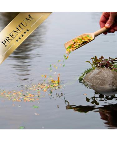 Lyra Pond 10 L Multi Flakes in Bucket | Pond Fish Flake Food | Easy to Digest Pond Food Made from Corn & Wheat Flour | Very Low Weight - Buy Online on GoSupps.com