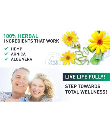 PRFC Hemp Cream - Natural Extract with Arnica & MSM for Joints & Back - Extra Strength 4 oz - Made in USA - Fast Relief - Buy Online on GoSupps.com