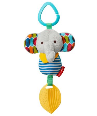 Skip Hop Bandana Buddies Baby Activity Chime & Teether Stroller Toy  Elephant