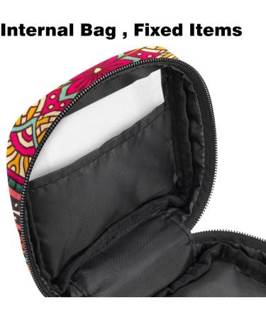 Shop Aesthetic Women's Portable Binding Bags | Menstrual Cup & Pad Bags for Teens | Mandala Design - Buy Online on GoSupps.com