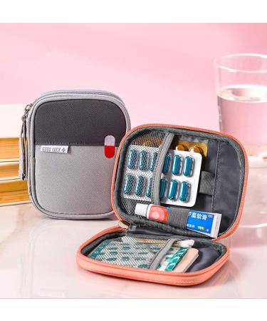 Mini Zippered First Aid Kit Bag - 3 Pack of Travel Medication Pouches - Compact and Organized for Emergencies - 5.5x4.3x0.8Inch - Buy Online on GoSupps.com