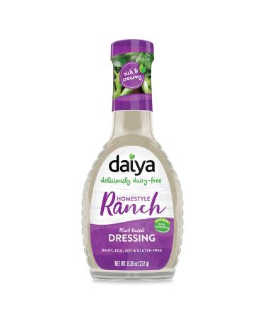 Daiya Homestyle Ranch Dressing, Dairy Free, 8.36 oz Homestyle Ranch 8.36 Ounce (Pack of 1)