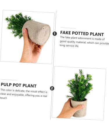 Ciieeo 4 Pcs Simulated Potted Plant Plastic Plant Pots Fake Eucalyptus Plant Tiny Fake Plants Fake Green Plant Simulation Plant Fake Plant Decor Pulp Potted Plants Rosemary Green Plants As Shownx4pcs 21.5x8cmx4pcs - Buy Online on GoSupps.com