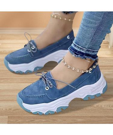 PASUKIT 2023 Orthopedic Sneakers for Women - Breathable Arch Support Shoes Blue US 8 - Buy Online on GoSupps.com
