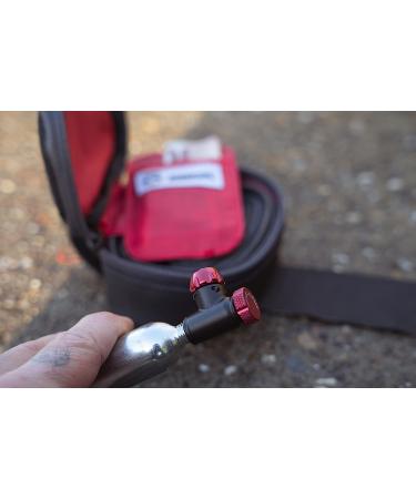 SILCA EOLO IV Co2 Regulator | Compact Turn Screw Valve | Presta & Schrader Compatible | Red/Black - Buy Online on GoSupps.com